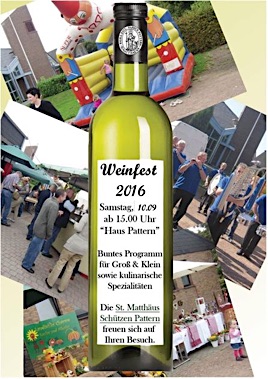 Weinfest-Flyer